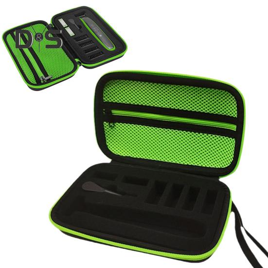 Carcasă de depozitare pentru aparat de ras electric Trimmer electric portabil rezistent la șocuri Geantă de transport pentru mașină de ras pentru Philips OneBlade