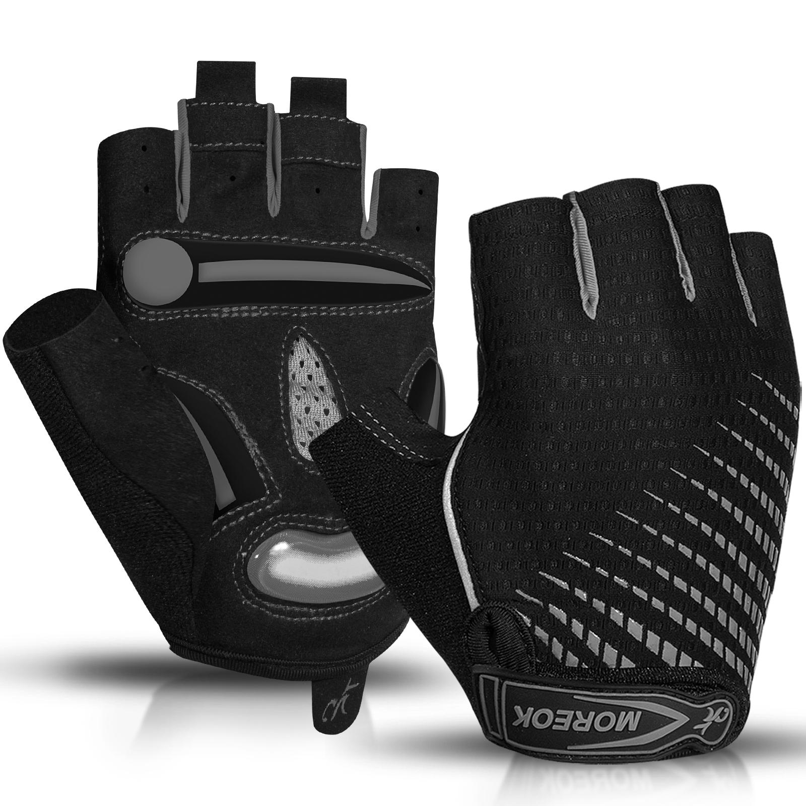 

MOREOK Bike Gloves 5MM Liquid Gel Pad Велосипедні рукавички Протиударні рукавички для гірського велосипеда DH Велосипедні рукавички для шосейних велосипедів для чоловіків і жінок XL