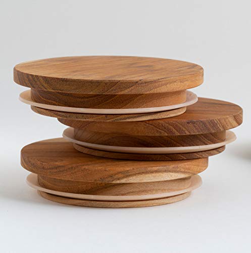 LOLO | Storage Containers | Salt & Sugar | Canister Set | Spoon Included | Made In Japan | Ceramic | Porcelain | Teak | Lid Included |