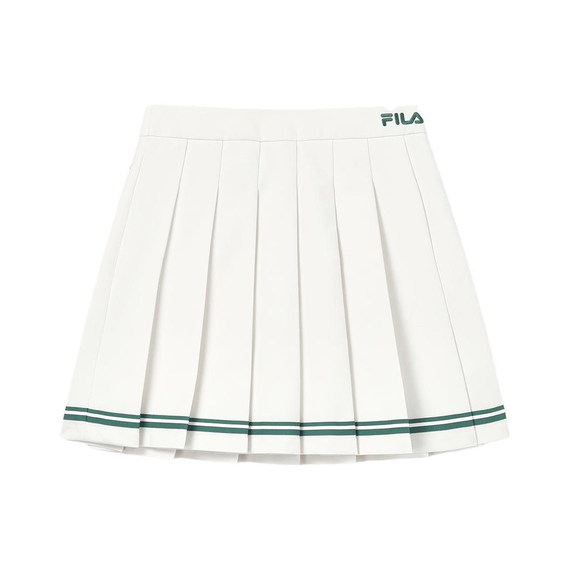 

New FILA ORIGINALE Casual Short Skirts Women s Cloud White F11W339309F-WT XL