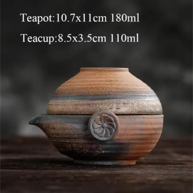 

Керамическая чашка Quik Cup в японском стиле, ретро-супница из дерева для офиса, путешествий, на 1 персону, Sopera De Ceramica