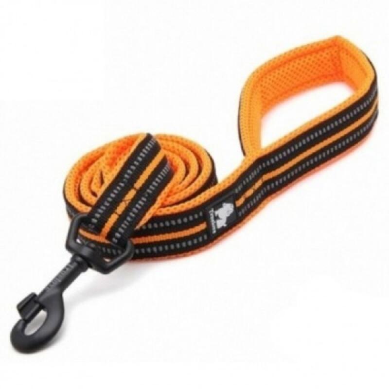 Large Dog Leash 2M Orange L 1P Night Reflective Dog Leash L