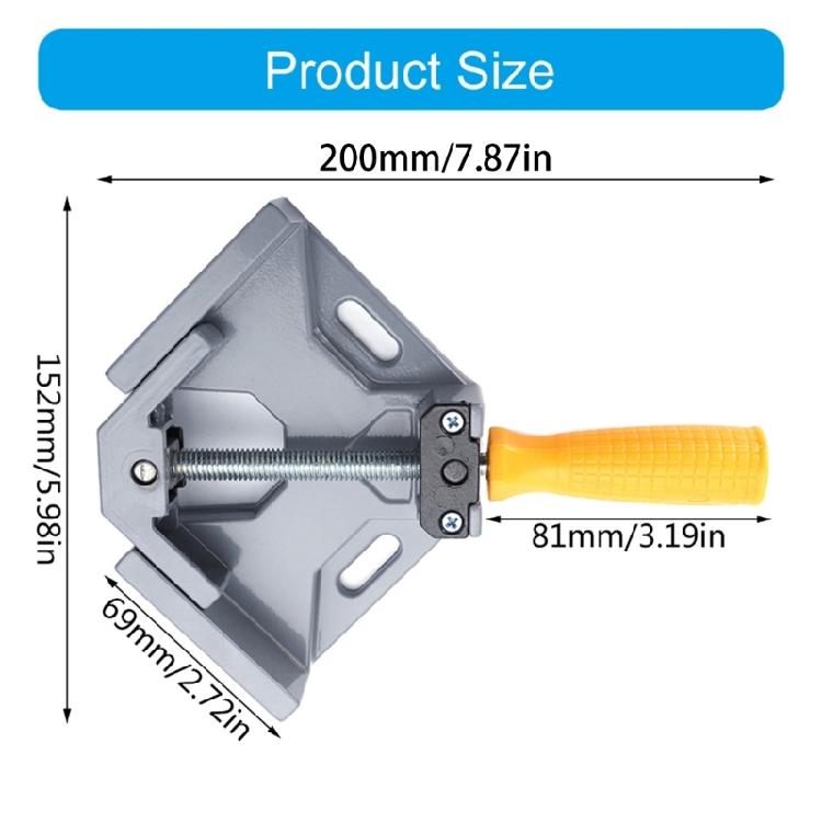 Practical Right Angle Clamp Corner Fastener for Woodworking Projects Easy to Use