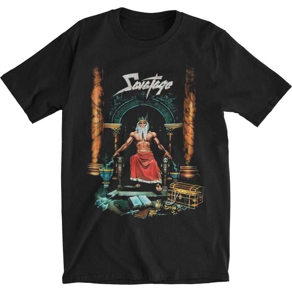 SAVATAGE cd cvr HALL OF THE MOUNTAIN KING Official SHIRT SMALL New OOP sirens