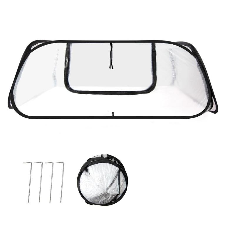 Greenhouse Cover Garden Row Accelerator Plant Cover With Zippered Door Gardening Home Supplies For Household Accessories