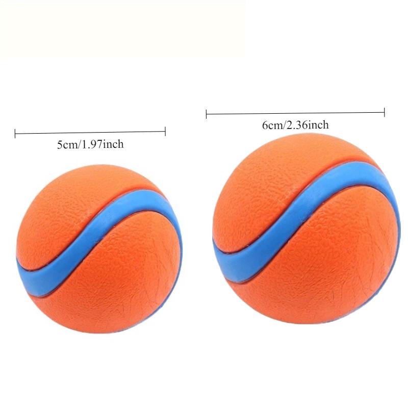 2pcs Dog Toy Ball Dog Fetch Ball Toy Tough Pet Ball Puppy Chew Toy Solid Elastic Jumping Ball Pet Accessories For Large Medium