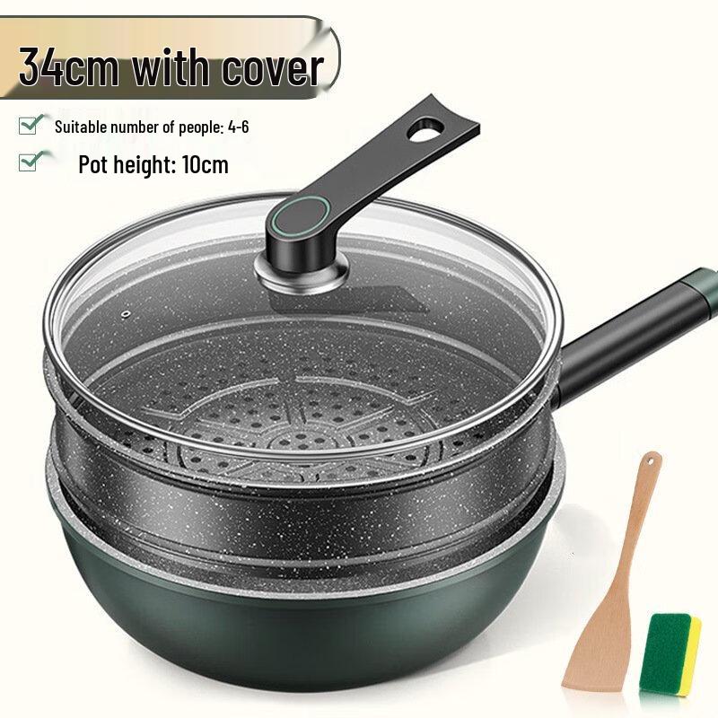 Wrought Iron Non-stick Stir-fry Wok