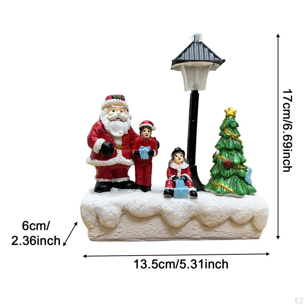 Christmas Figurine Nightlight Table Lamp for Home And Office