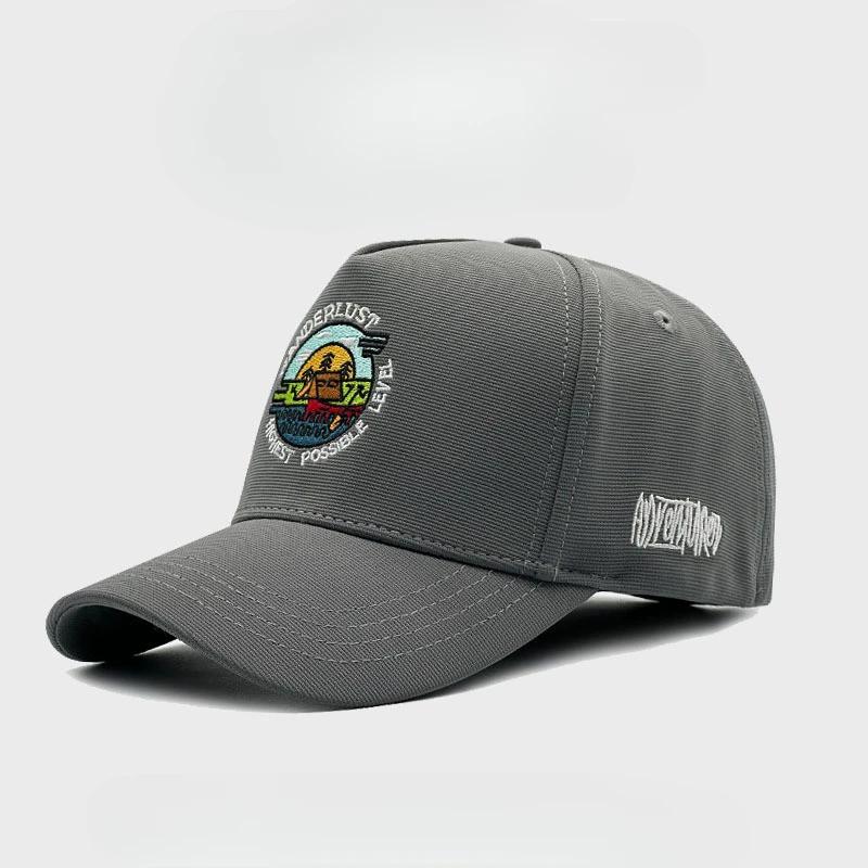 Große Schattenspendende Baseballkappen Herren Großer Kopf Sommer Sonnenschutz Hoher Hut Outdoor UV-Schutz Vollständig Geschlossene Sonnenhüte XL60-65CM gray