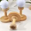 3Pcs Wooden Golf  Wooden Base Set Easy To Install Golf Tennis Ball Support Golf Ball Tees  Training