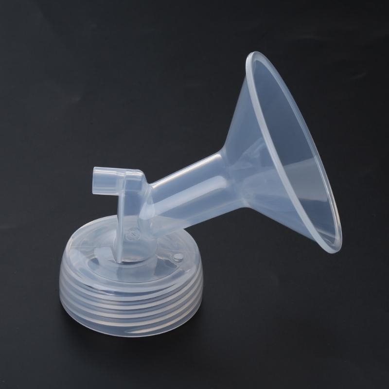 Portable Flange Valves Tube Bottle Backflow Protector 18/19/20mm Breast Pump Part Breast Pump Funnel Connector Durable