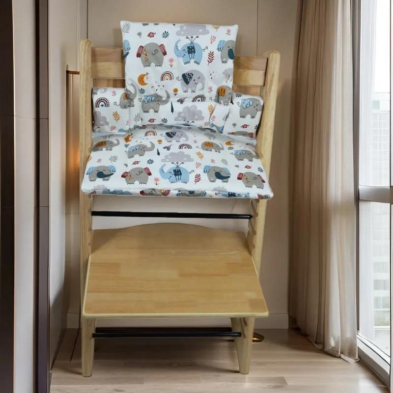 Infant Dining Chair Cushion Fall Season Plus Cold Season Going Out Portable Non-Slip Integrated Cushion Infant Eating Growth Chair Accessories