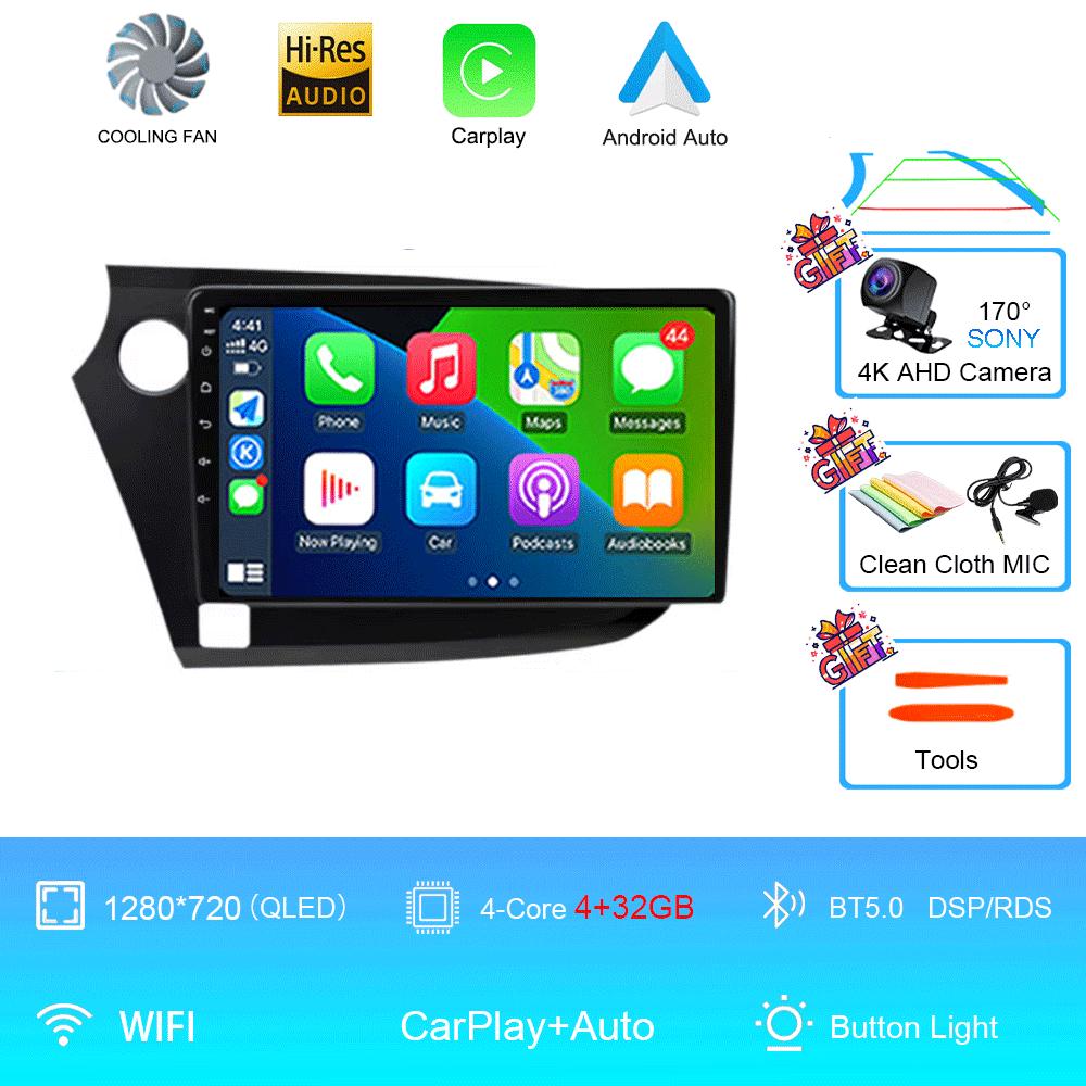 

9 Android 14 для HONDA INSIGHT 2009 - 2014 Навигация GPS Carplay Мультимедийный плеер Автомобильное радио Авто Стерео 2din DVD 360 Камера CHINA