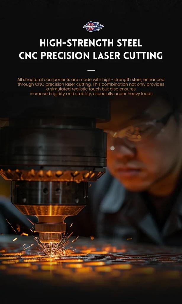 Pedály SIMJACK PRO, Závodní pedály pro simulátory, Závodní simulátor pro PC, Tlakový senzor, Snímač zatížení, HE Hydraulický pedál