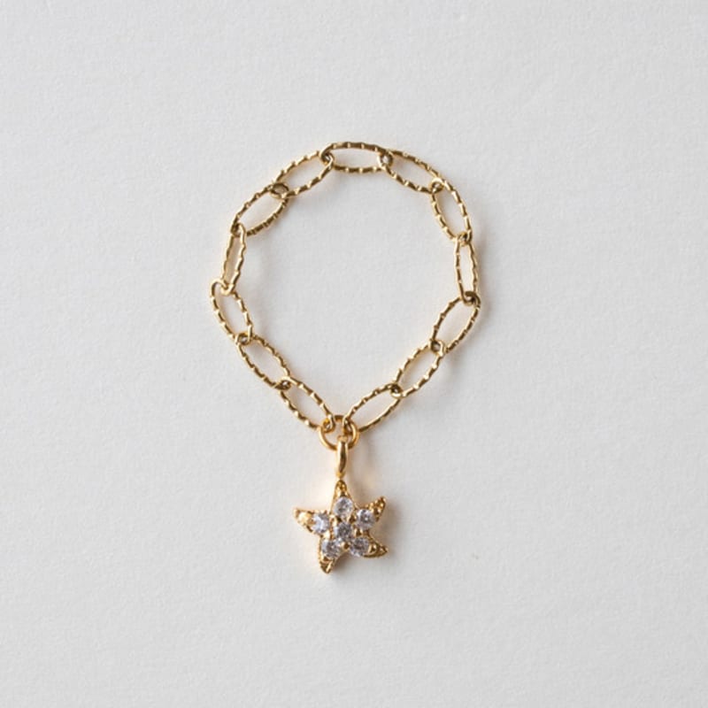 MERRYMOTIVE Twinkle star with surgical chain ring