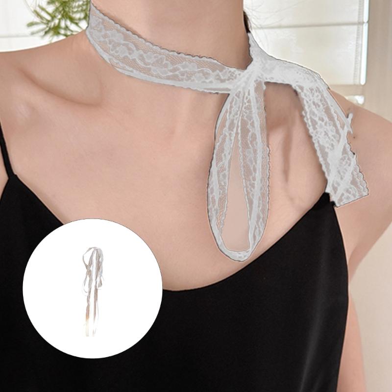 Delicate White Lace Ribbon For Hair Accessories And Crafting Polyester Ornamental Trim