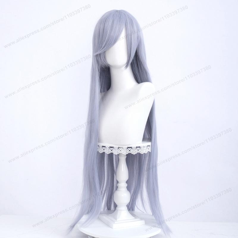 Anime 100Cm Long Staight Cosplay Synthetic Wig Black White Red Pink Brown Gold Blue Women Heat Resistant Hair High Quality Wigs