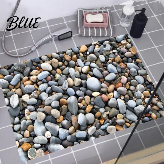 3D Pebbles Bathroom Kitchen Corridor Non-slip Floor Sticker Decal Home Decor