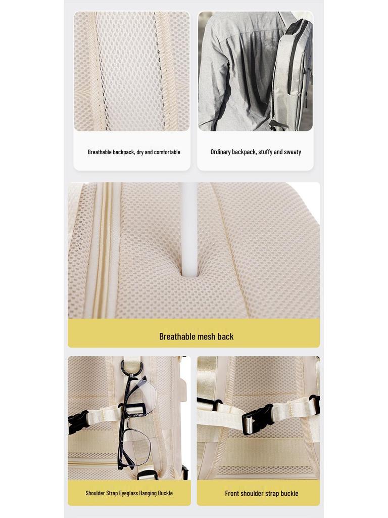 Customizable Men's Backpack: Large-Capacity Travel Bag, Business Laptop Bag, Portable Student Luggage