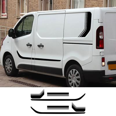 Car Stickers Van Vinyl Decals For Renault Trafic Vauxhall Opel Vivaro Fiat Talento Nissan NV300 Camper Tuning Accessories