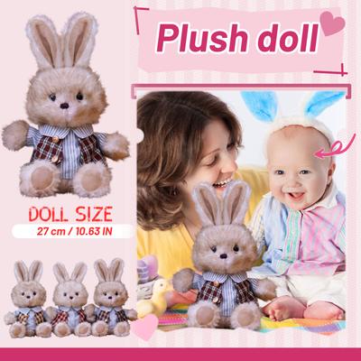 Dressed-up Bunny Plush Toy For Kids, Machine Stuffed Doll, Leisure