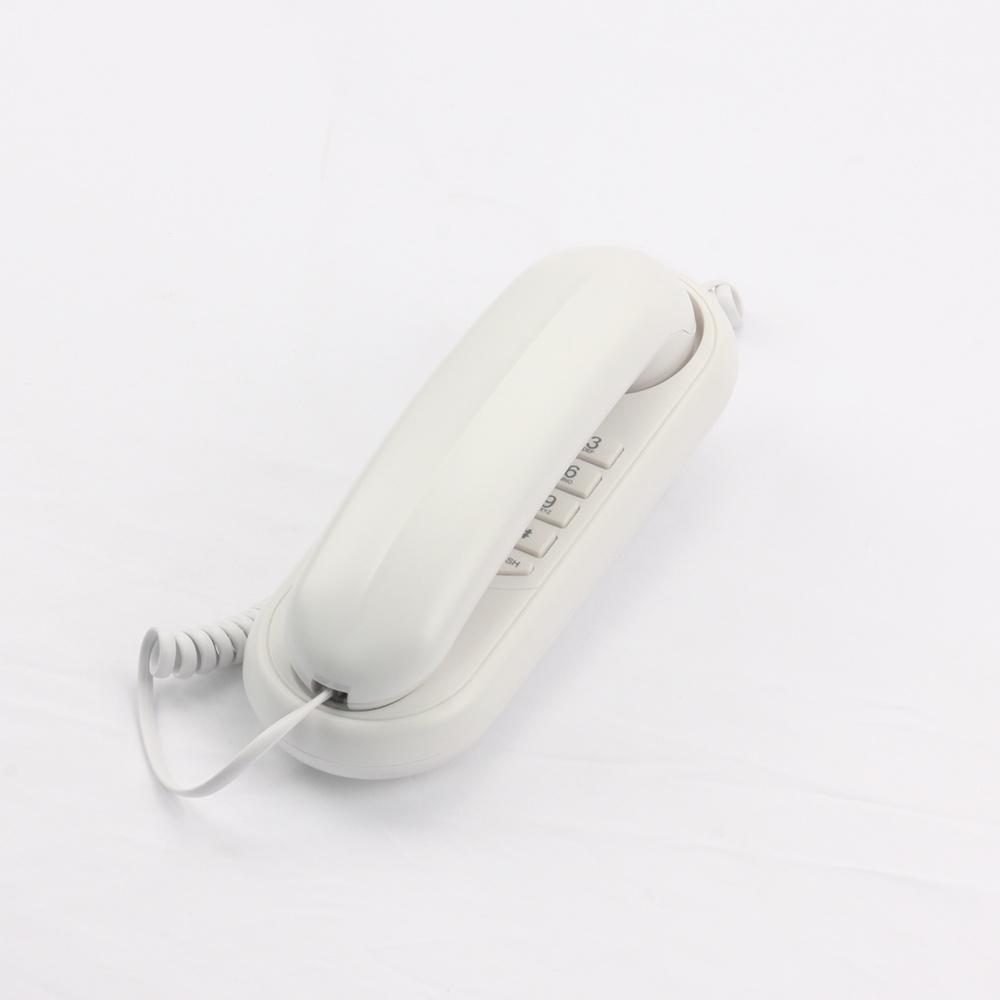 Aiek TCF-1000 Fixed Landline Wall Telephone Portable Mini Phone Wall Hanging Telephone for Home Office Hotel