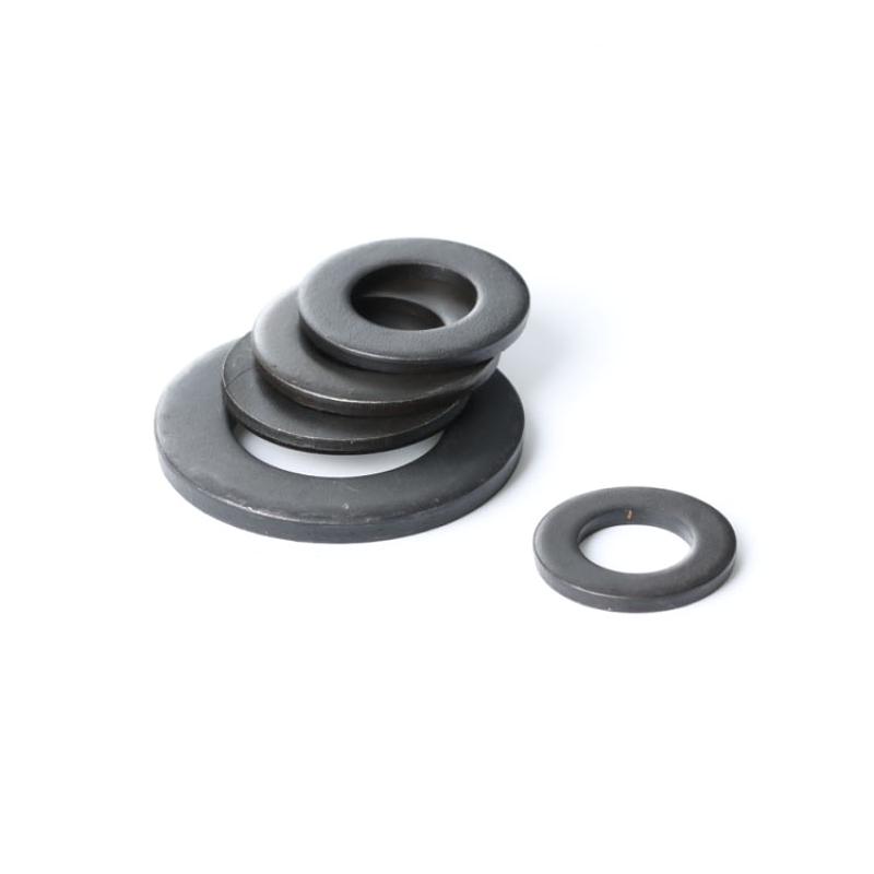 Blackened Flat Washer Gasket - Grade 8.8, Sizes M3 to M24
