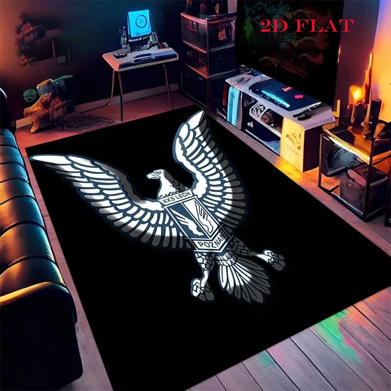 KKS Lech Poznań Carpet Rug for Living Room Bedroom Home Sofa Decoration,Kids play Nonslip Floor Mat