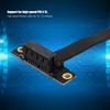 20 cm PCI E 1X 90 Grad Hochgeschwindigkeits-Verlängerungskabel mit goldener Fingerschutzabdeckung