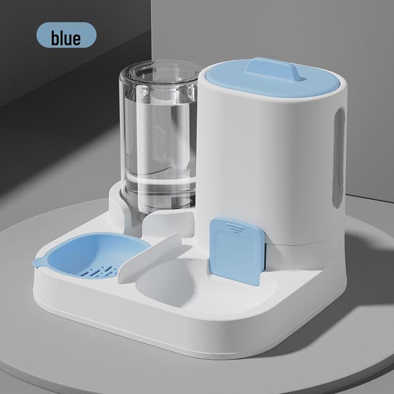 Automatic Cat Feeder & Water Dispenser - Large Capacity, 2-in-1 Pet Feeding Solution