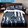 American Football Team 3PCS Bedding Set 2D Printing (Includes 1 Duvet Cover + 2 Pillowcases Coreless), Bedroom decor,Fan Gift