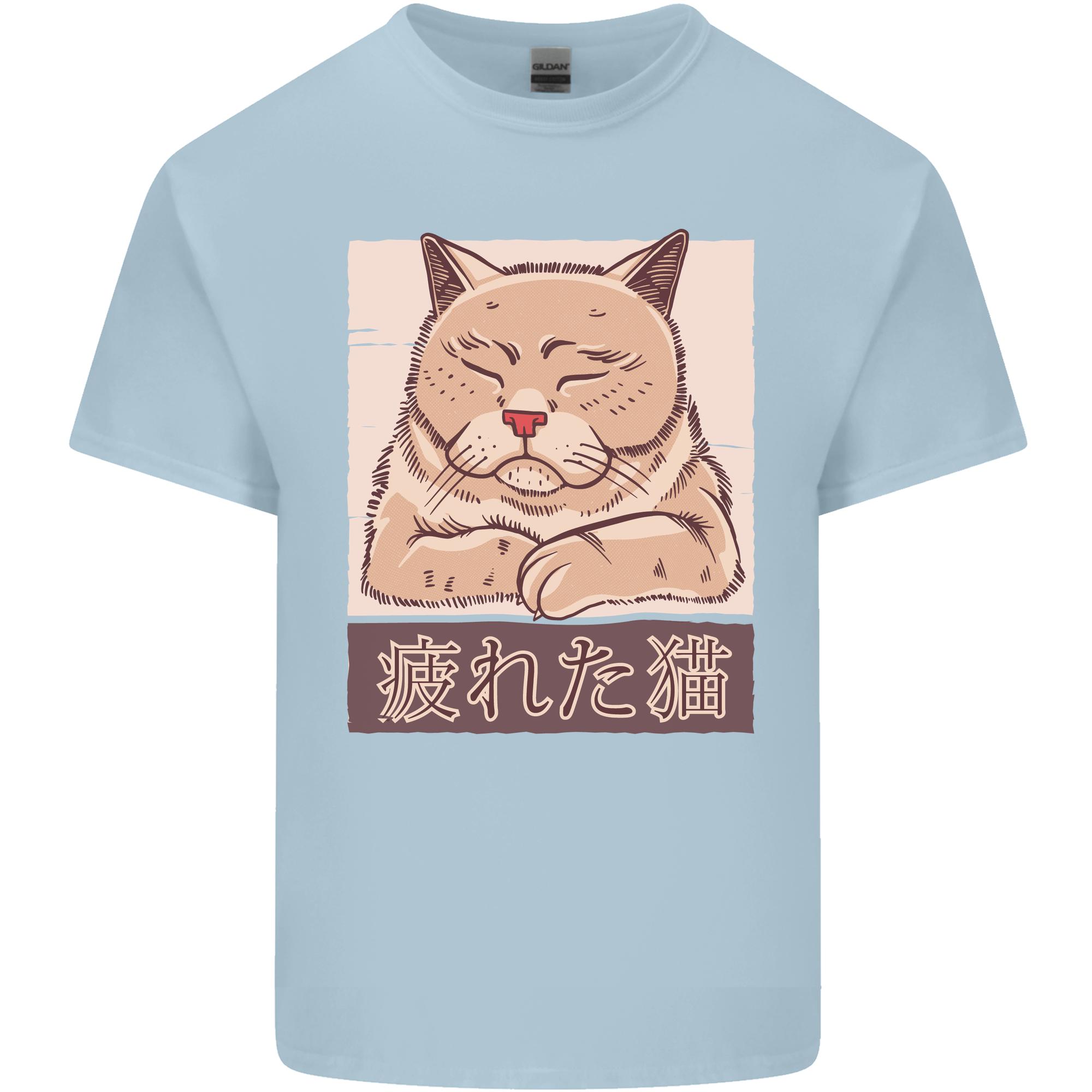 A Tired Cat Unisexs Light Cotton TShirt S
