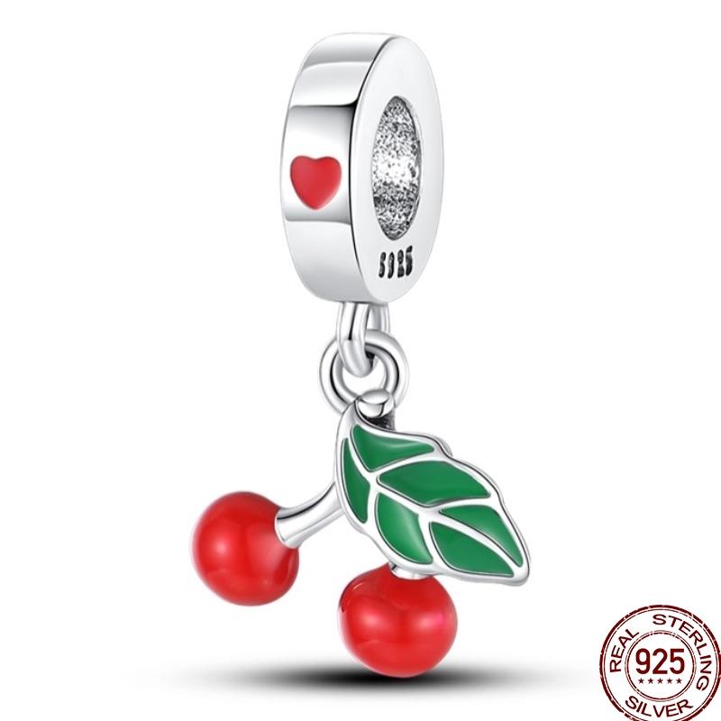 Original Copper Charm Beads Luminous Firefly Tarot Card Perfume Butterfly Bead For Women Diy Bracelet Charm Jewelry