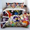Cartoon Anime Digimon Adventure Comforter Bedding Set,Duvet Cover Bed Set Quilt Cover Pillowcase,king Queen Size Bedding Set