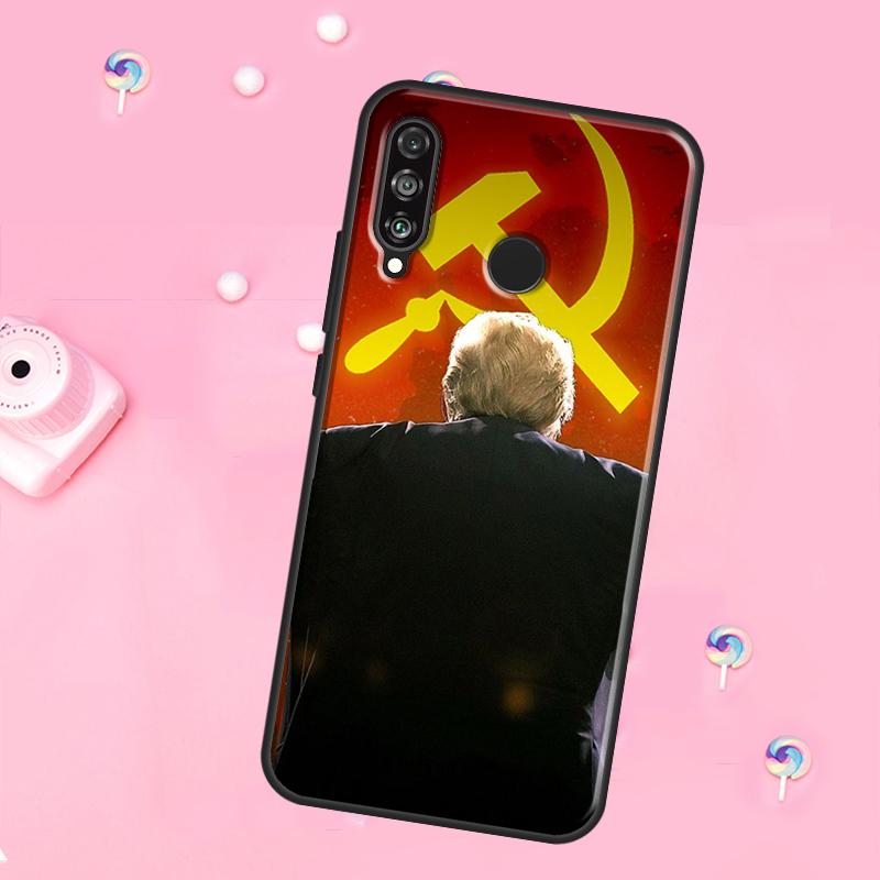 USSR Flag Soviet Union For Huawei Nova 12i 7i 8i 11i 12s Y73 Y70 Y90 Y60 Y72 Y61 Y91 9 10 SE P30 Pro P40 Lite Case