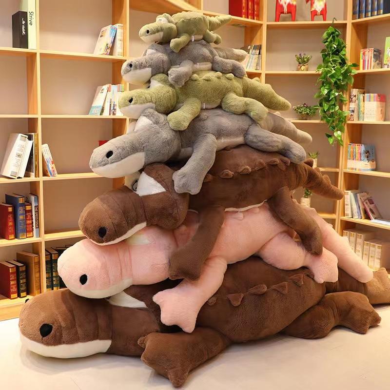 Pluszowa zabawka krokodyl lalka w dużym rozmiarze długa lalka lalka do spania poduszka prezent urodzinowy lalka rok smoka