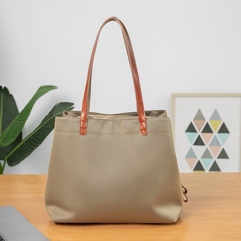New Women's Bag Casual Nylon Oxford Cloth Large Capacity Tote Bag Easy To Match Shoulder Bag Trendy Canvas Handbag