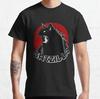 0925 Catzilla King of Monster Gift T Shirt for Cat Lover 100 Cotton Printed Cute Kitty Graphic Tee Short Sleeve Y2k Clothes