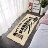 Doormat Flannel Barber Shop Salon Floor Mat Indoor Foot Rug Bedside Mats Kitchen Corridor Absorbent Carpet Ideal Balcony Decor