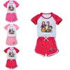 Kpop Demon Hunters Children Summer Short Sleeve Shorts Sport Set With Soft Cotton Fabric For Active Play
