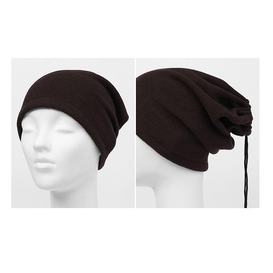Fleece Neck Warmer (Dark Brown) Winter Neck Warmer