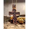 Vintage Men 'S Christian Jesus Cross Pendant Necklace Retro Gothic Punk Horror Skull Necklace Fashion Men 'S Religious Jewelry