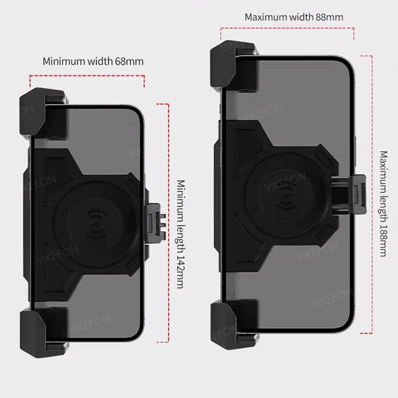 Bicycle Motorcycle  Shockproof Phone Holder with Action Camera Stand Interface Handlebar Mirror Bike Motorbike Cellphone Bracket