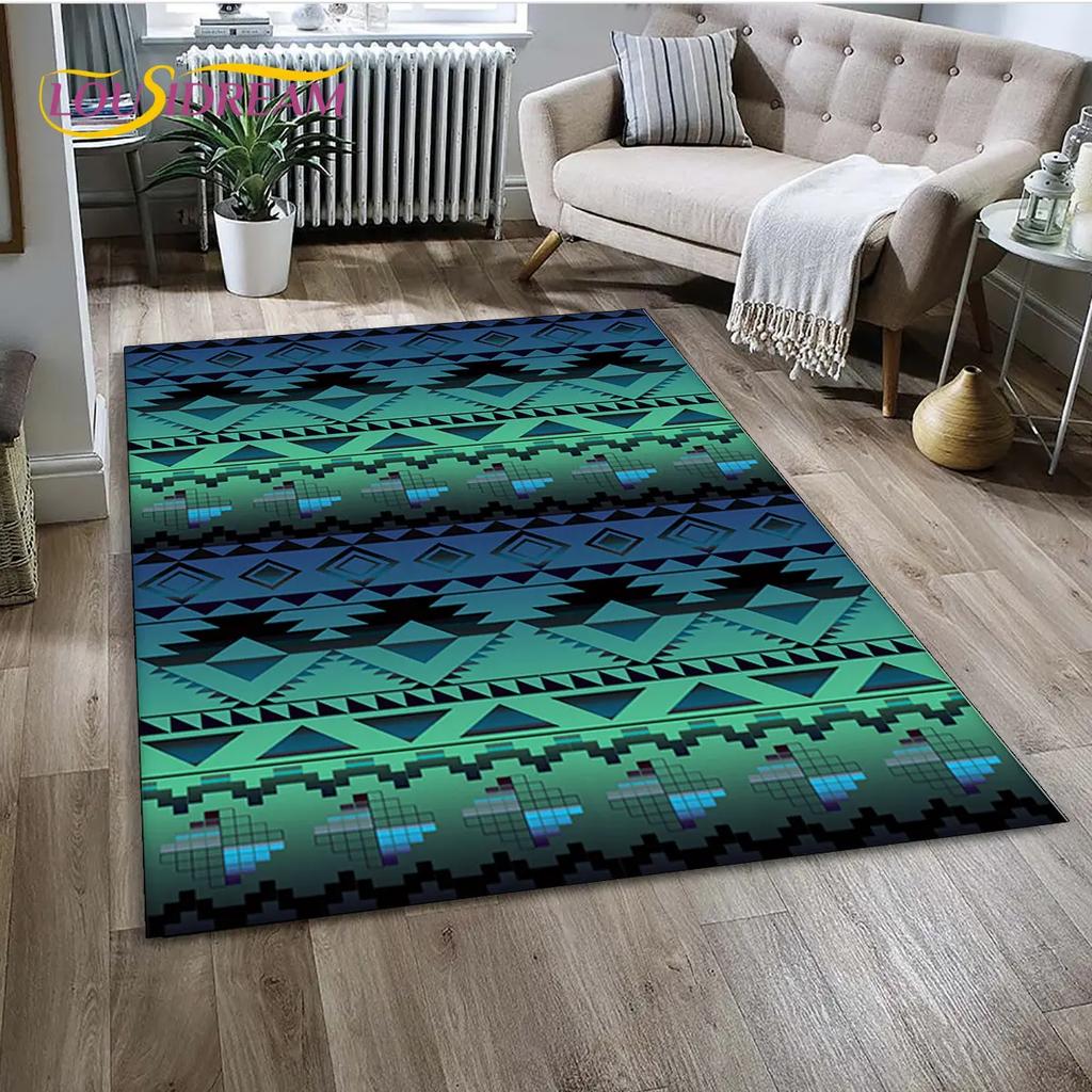 Bohemia Nordic Persia Serie Bereichsteppich, Teppich für Zuhause Wohnzimmer Schlafzimmer Sofa Fußmatte Küchendekor, Kinder Rutschfeste Bodenmatte