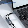 Aluminum Alloys Type C To Two 3.5mm Sound Jacks With PD60W Charging And Losslessly Music Transmission