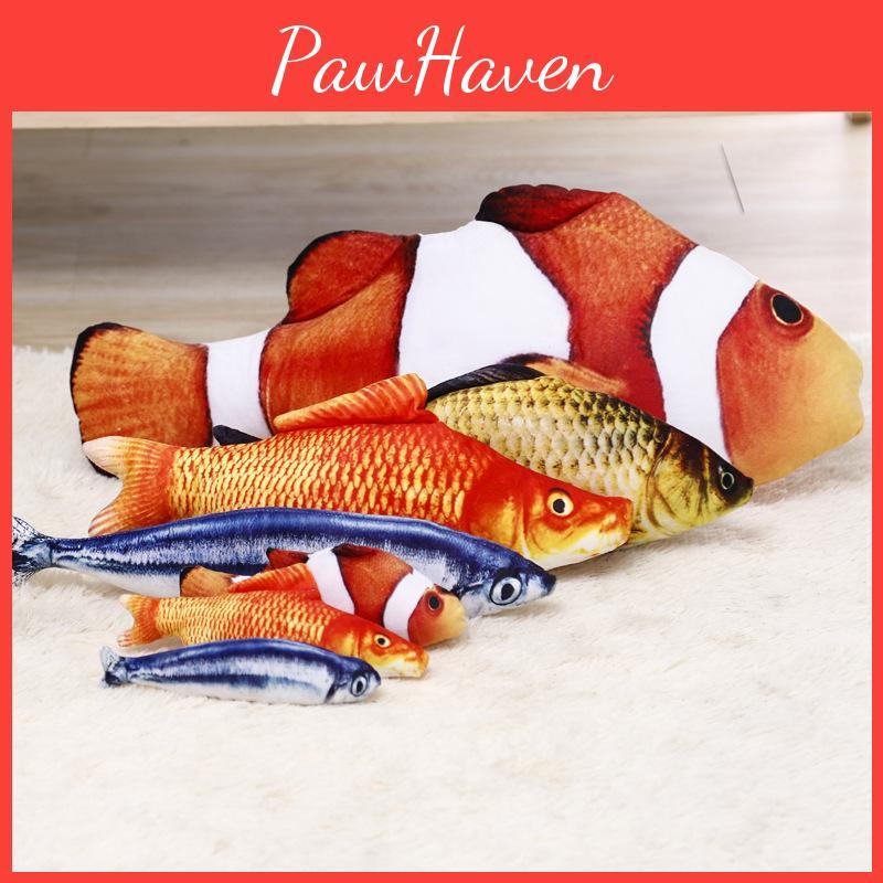 Popular Simulation Fish Cat Toy Wholesale Pet Plush Fish Toy For Cats With Soft Fur