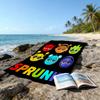 1pc SPRUNKI2 Beach Towel, Beach and Seaside Swimming Pool Equipment, Fashion Pattern, Rectangular, Travel Essentials