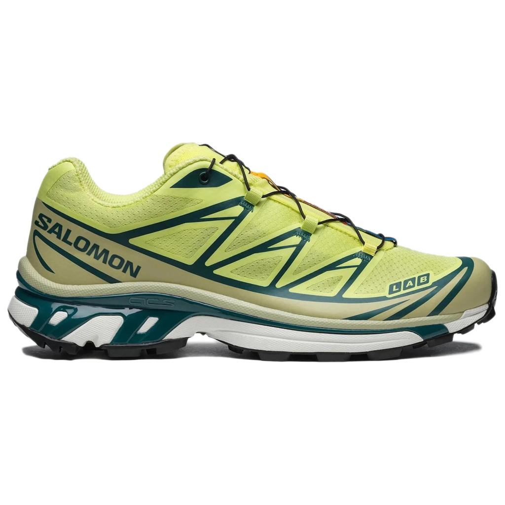 SALOMON XT-6 Sunny Lime Unisex Sneakers Yellow Southern-Moss Atlantic-Deep L47445200