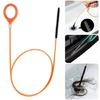 81cm/130cm Curved Pipe Drain Cleaner Brush Flexible Unclogger Tool For Car Sunroof Bathroom Sink And Kitchen Drainage