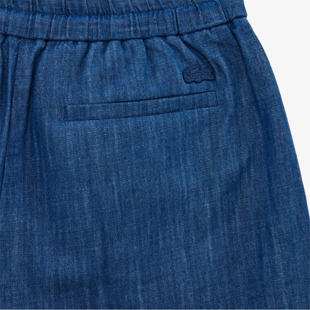 [Lacoste] Women's Elastic Bermuda Shorts FF865E-56G36L